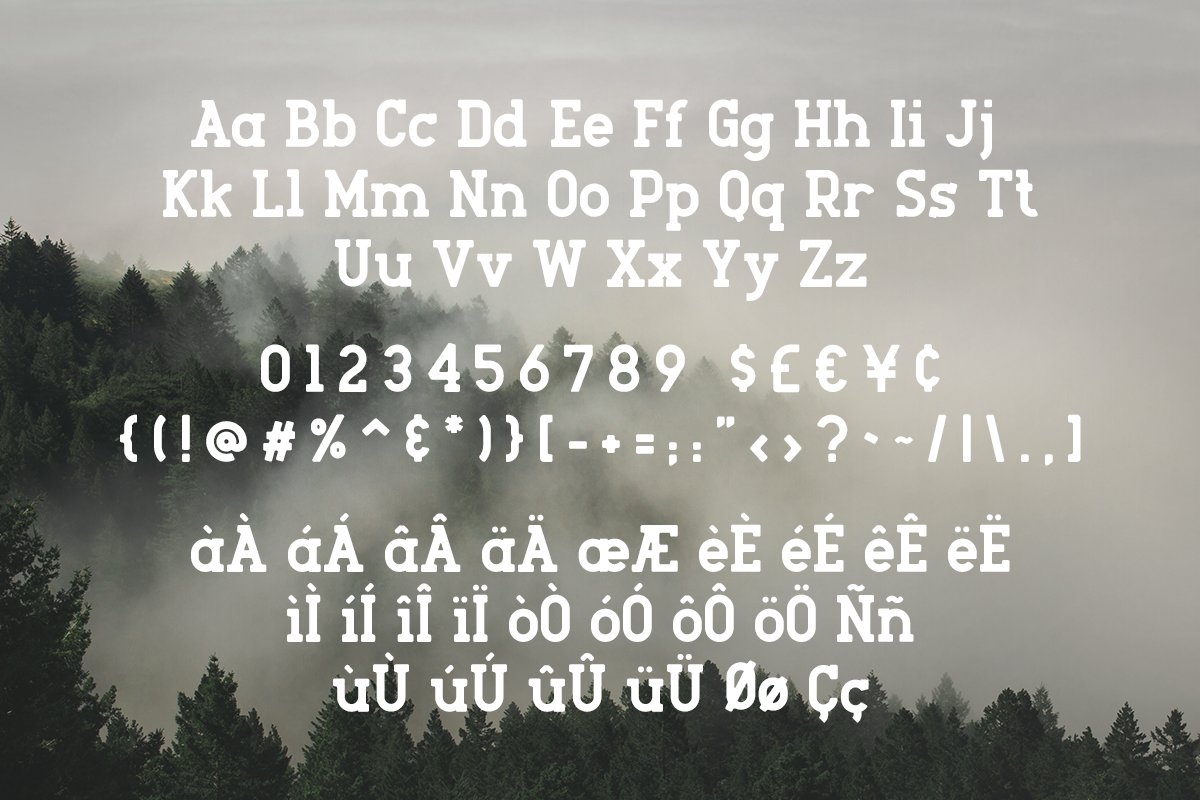 Example font Roger Serif #5